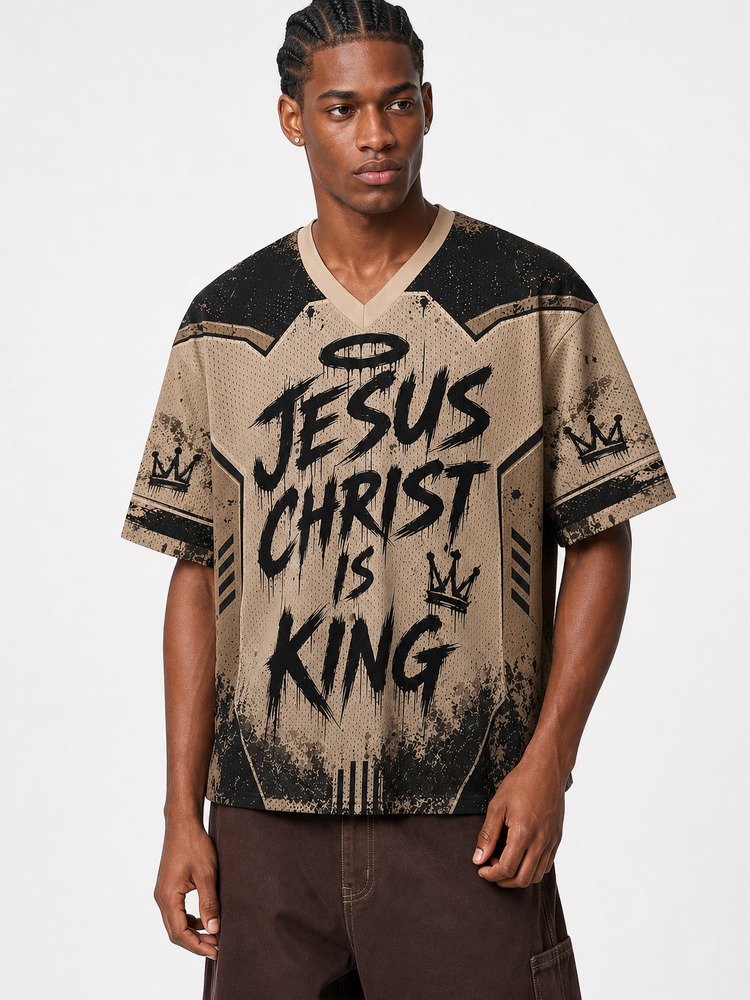 Crown Statement Graphic Mesh Jersey