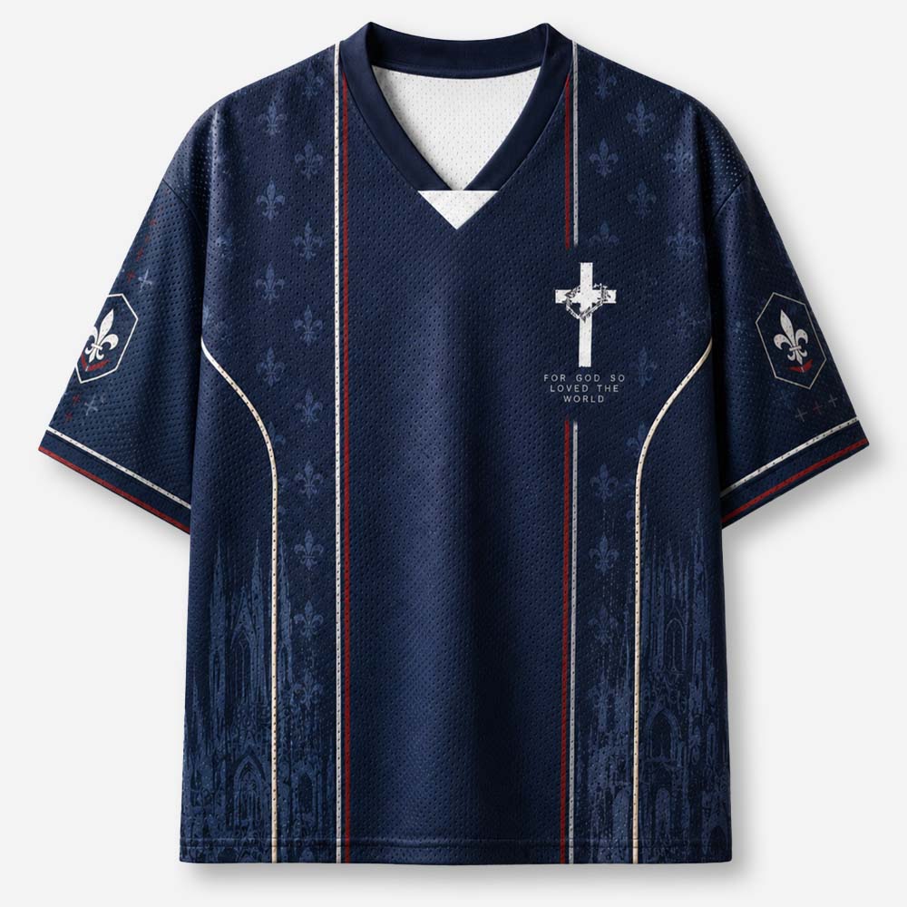 Gothic Cathedral Graphic Mesh Jersey