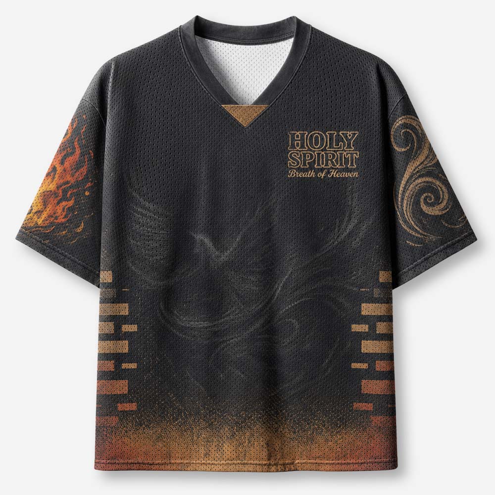 Dove Flame Graphic Mesh Jersey