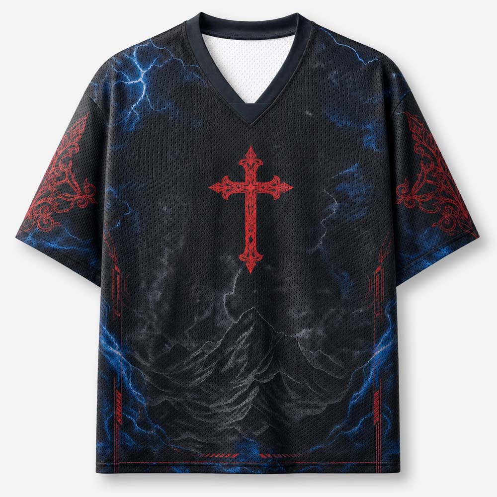 Love Revealed Graphic Mesh Jersey