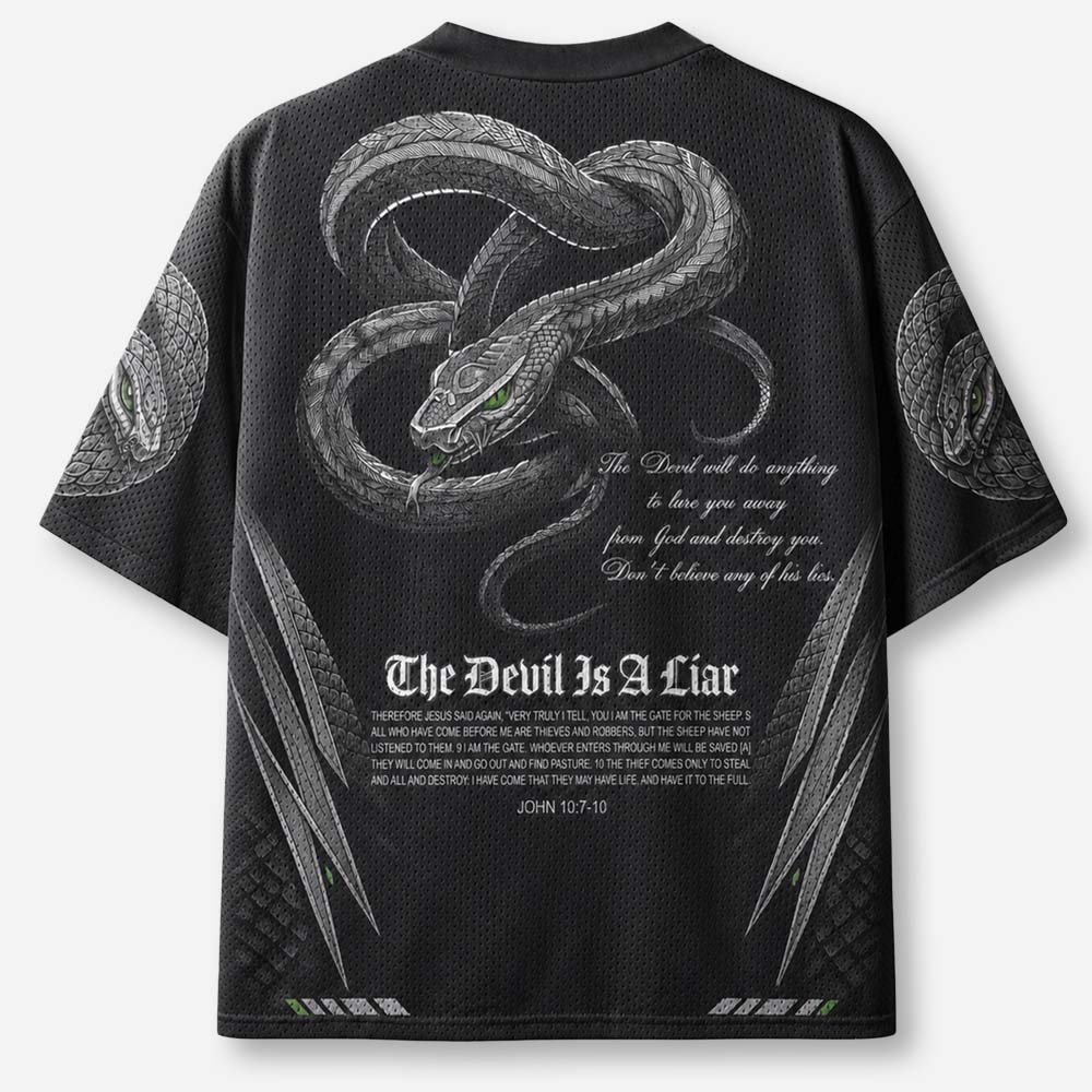 Serpent Deceiver Graphic Mesh Jersey