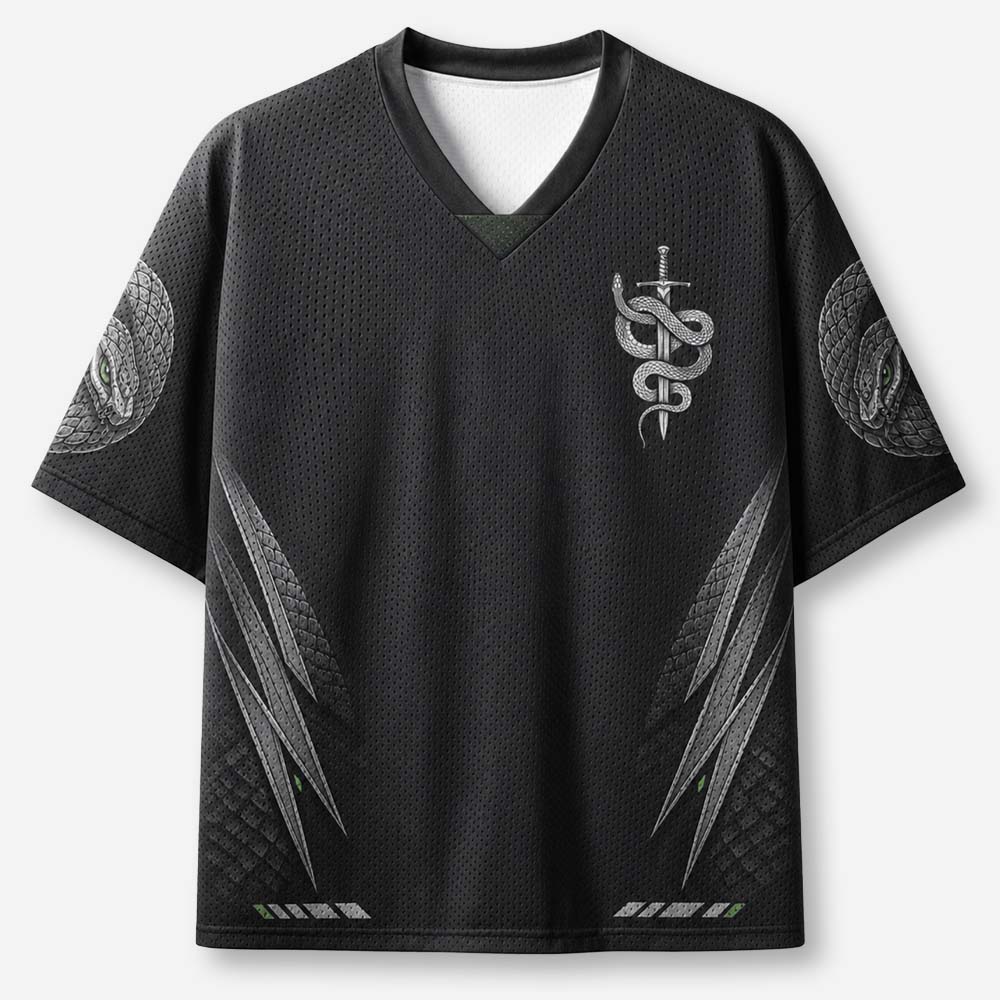 Serpent Deceiver Graphic Mesh Jersey