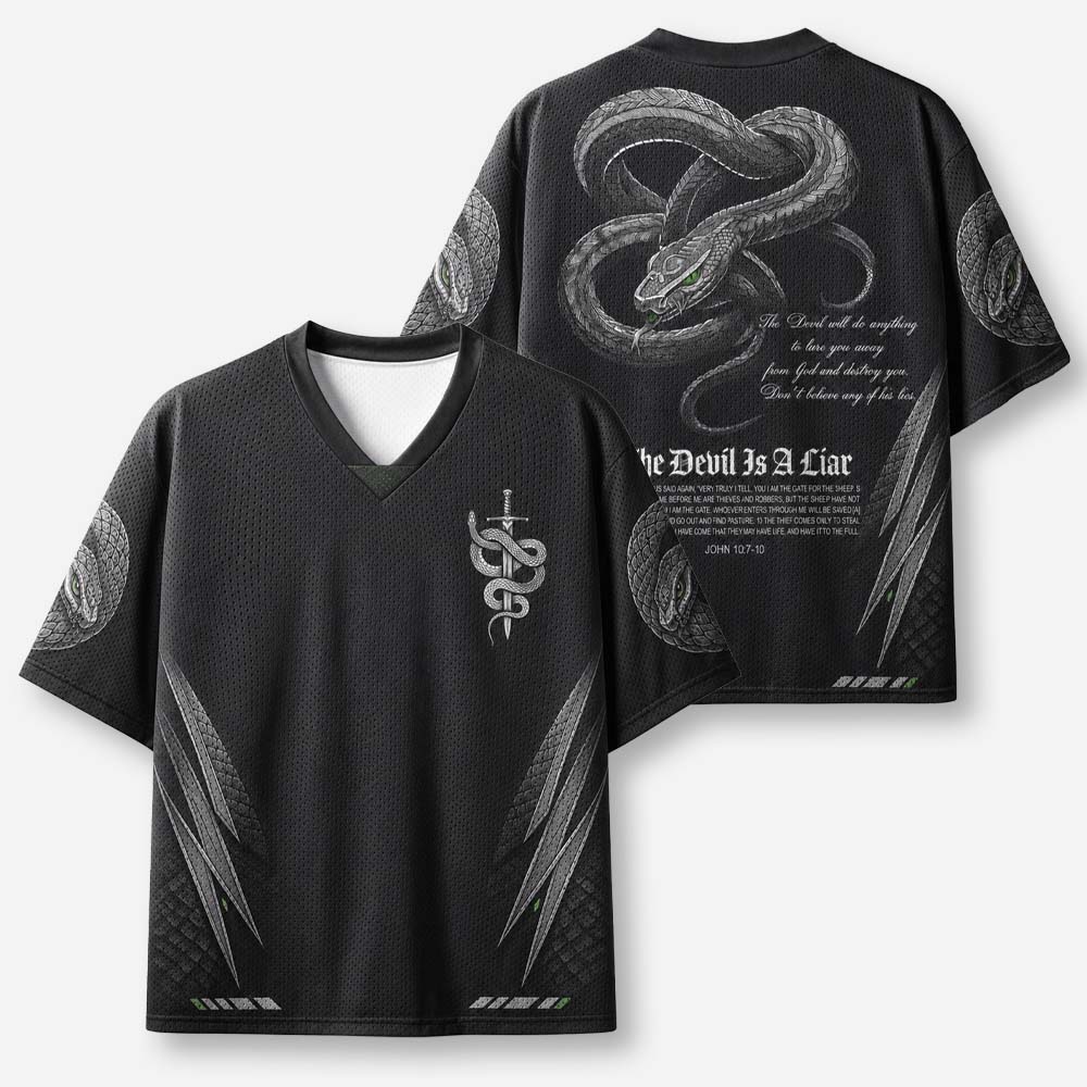 Serpent Deceiver Graphic Mesh Jersey