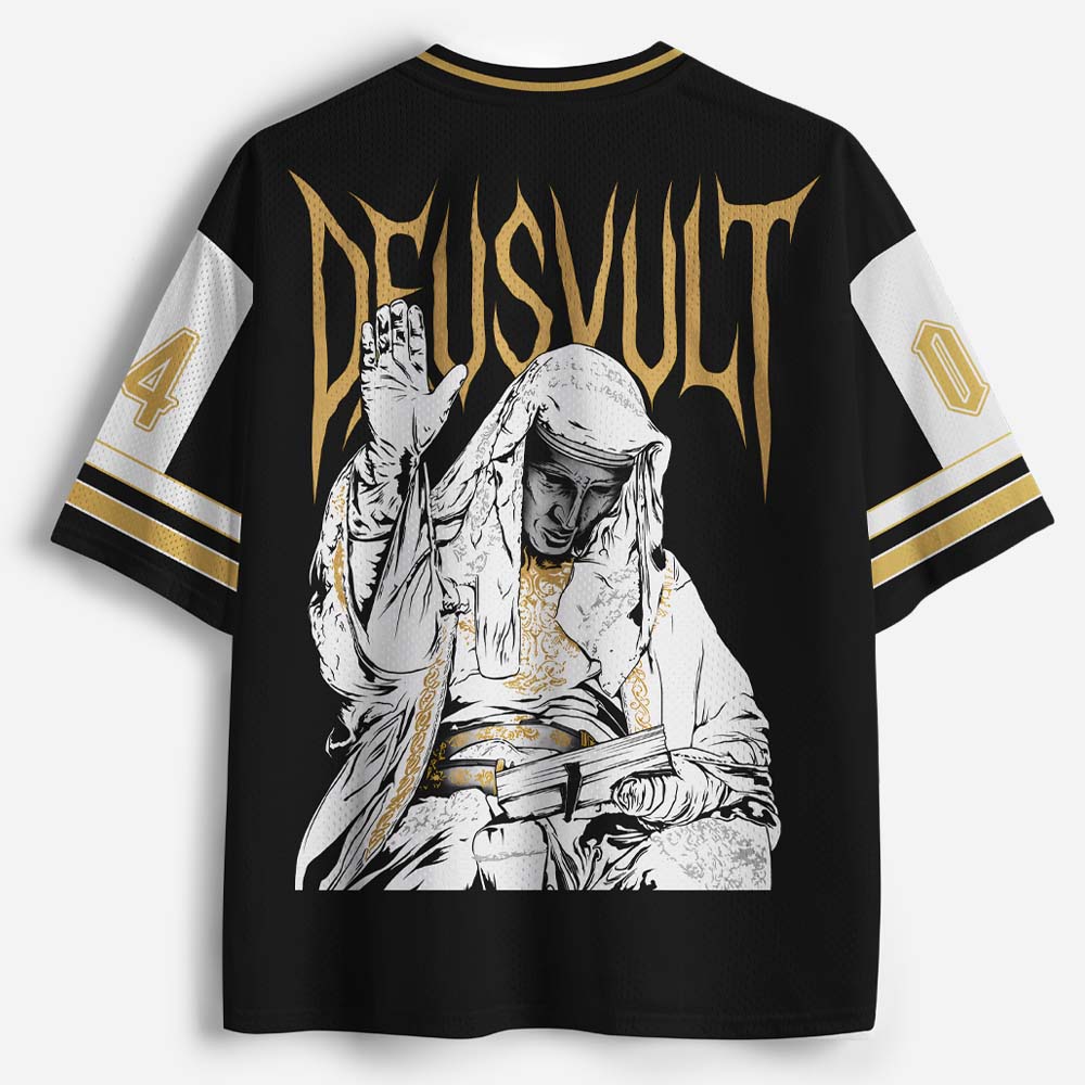 Masked King Graphic Mesh Jersey