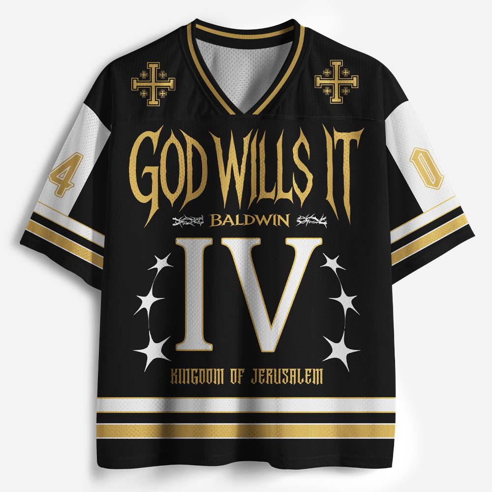 Masked King Graphic Mesh Jersey