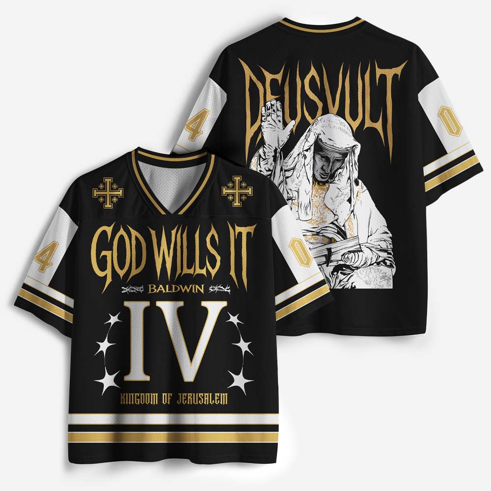 Masked King Graphic Mesh Jersey