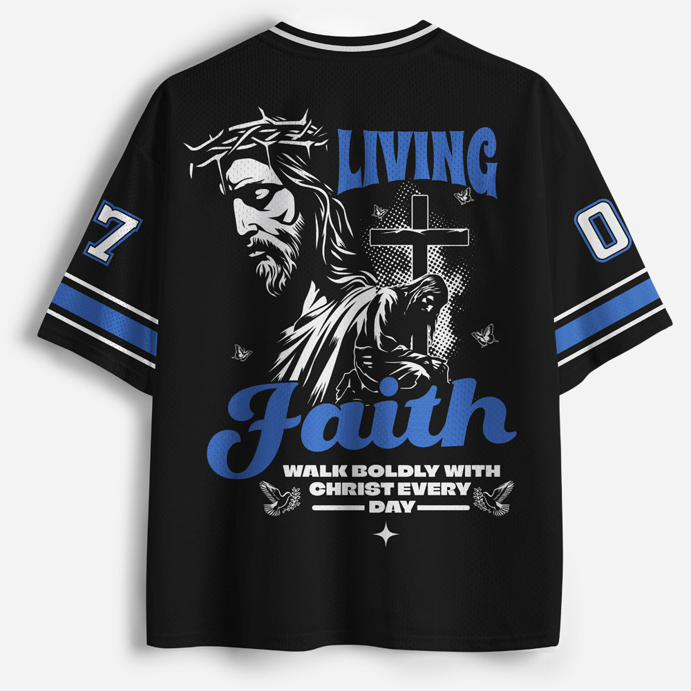 Live Boldly Graphic Mesh Jersey