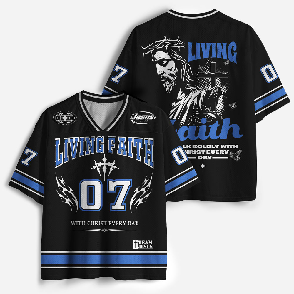 Live Boldly Graphic Mesh Jersey