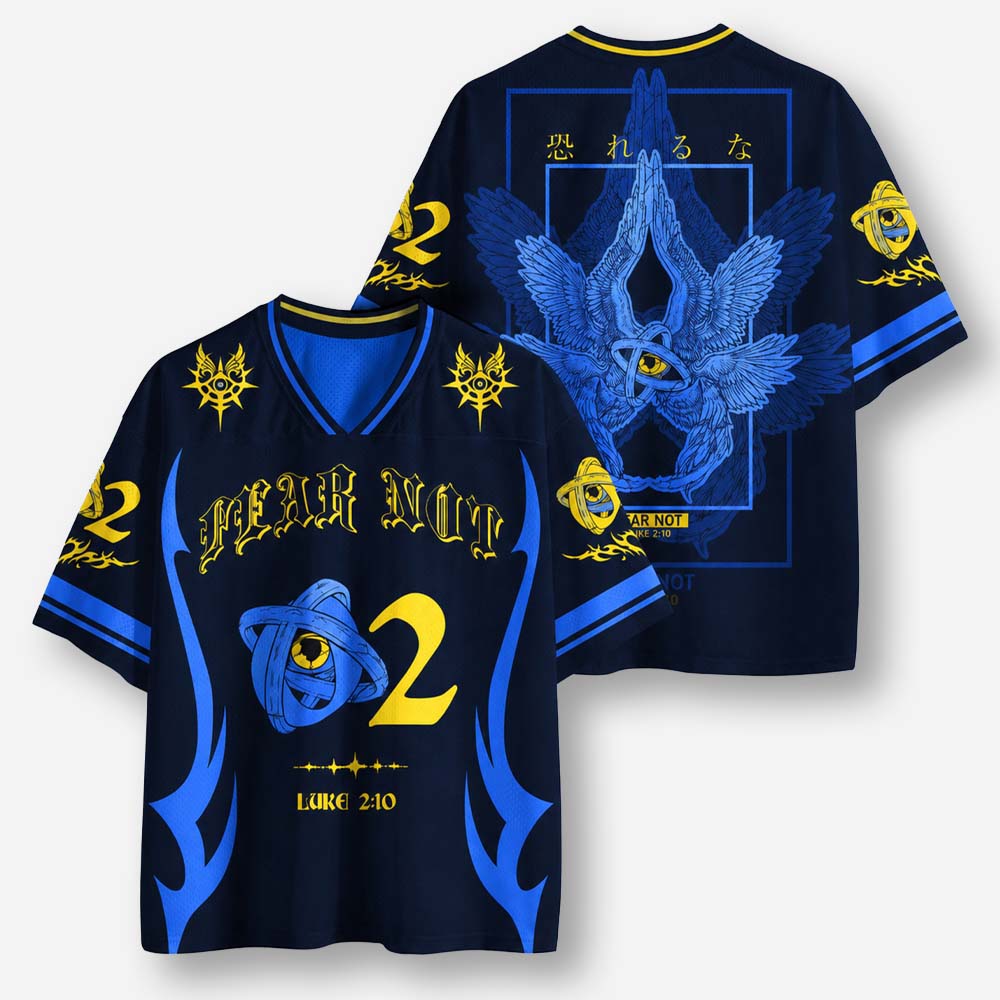 Fearless Eye Wing Graphic Mesh Jersey