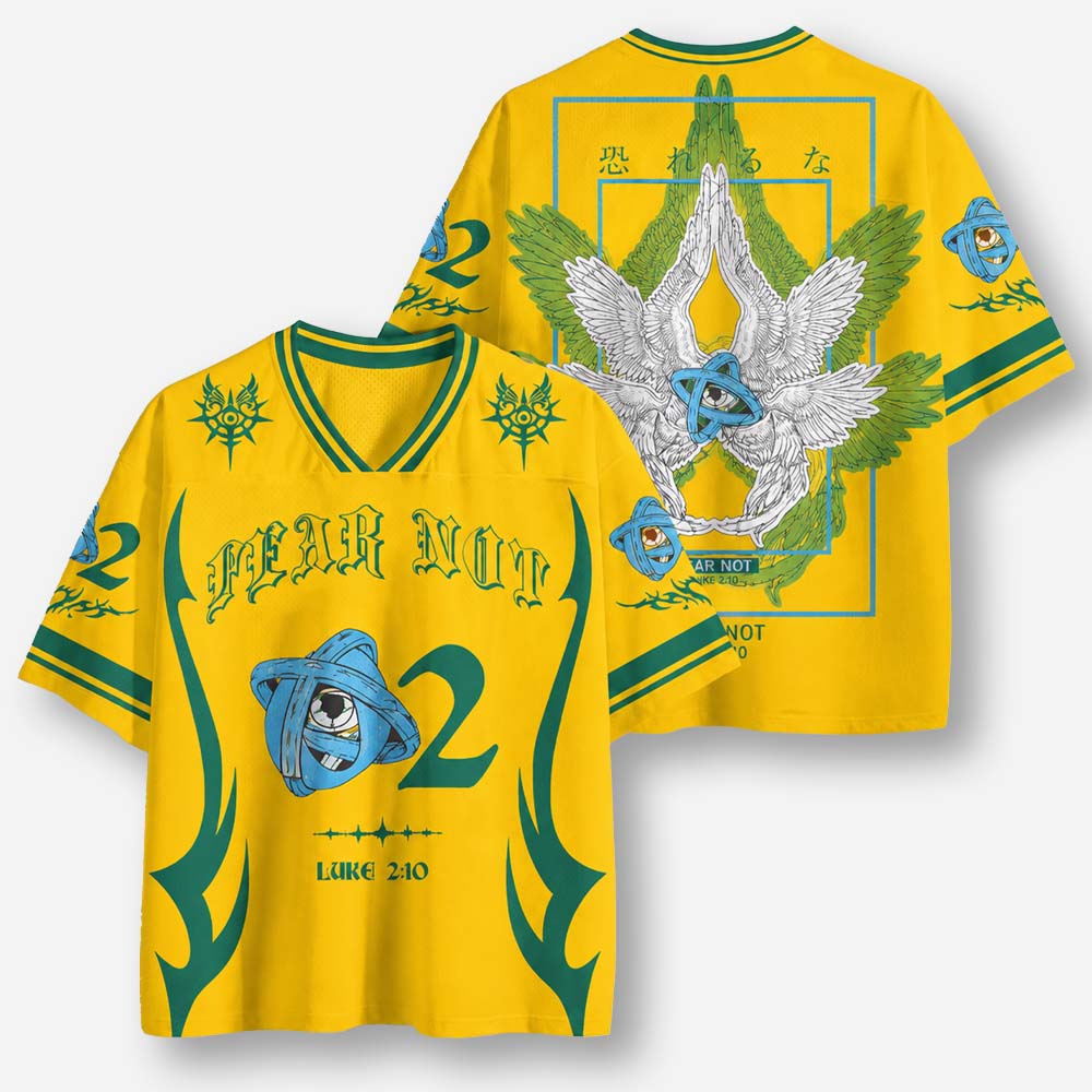 Fearless Eye Wing Graphic Mesh Jersey
