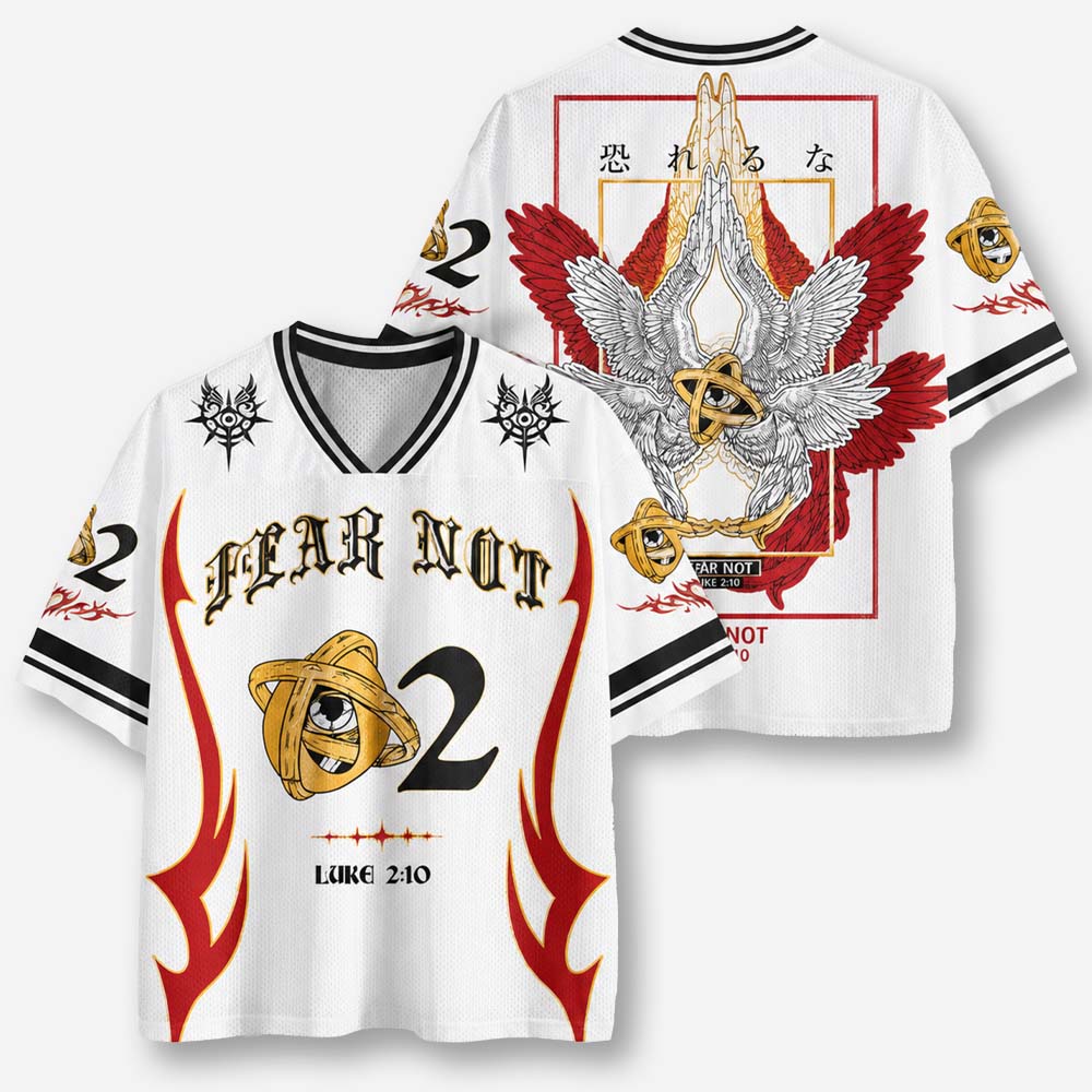 Fearless Eye Wing Graphic Mesh Jersey