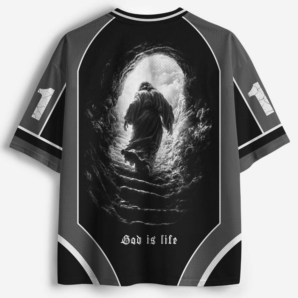 Walk Into Light Graphic Mesh Jersey