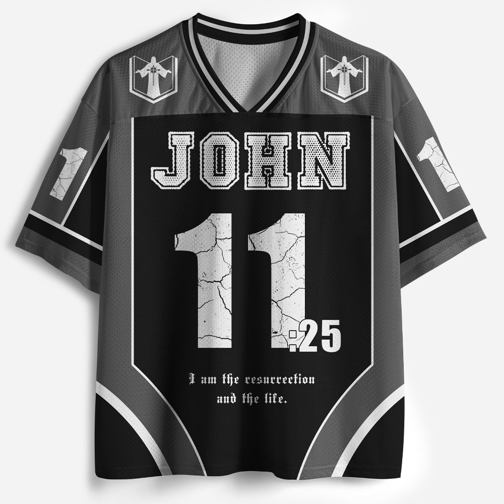 Walk Into Light Graphic Mesh Jersey