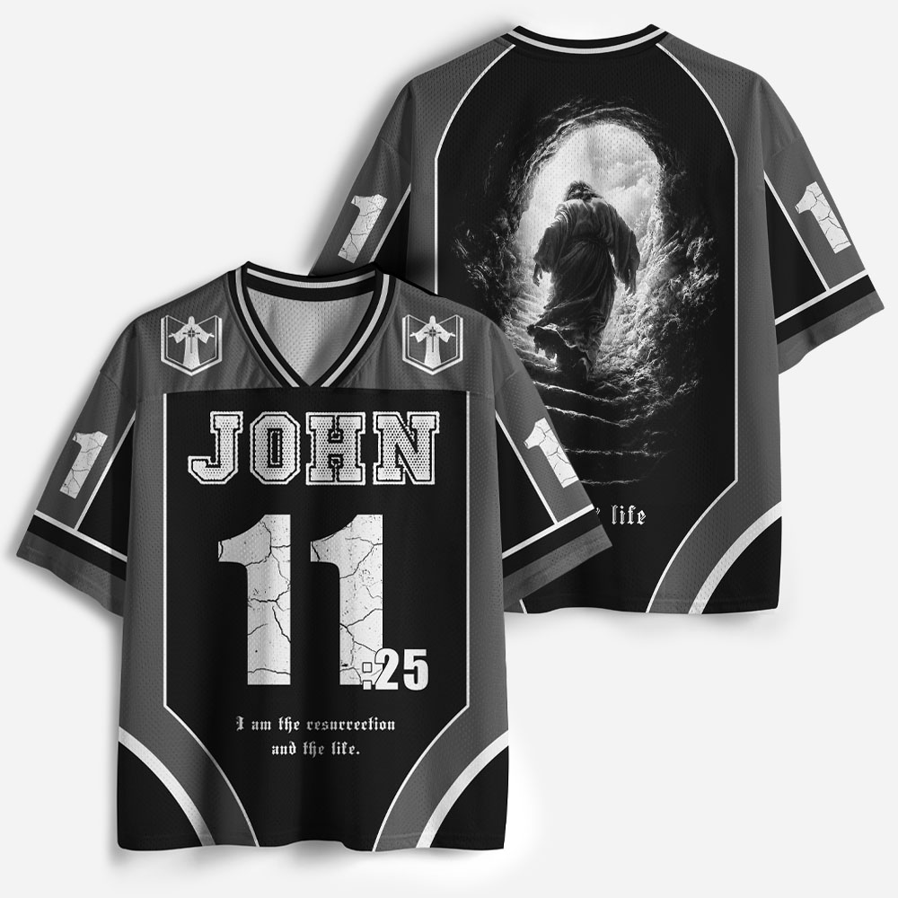 Walk Into Light Graphic Mesh Jersey