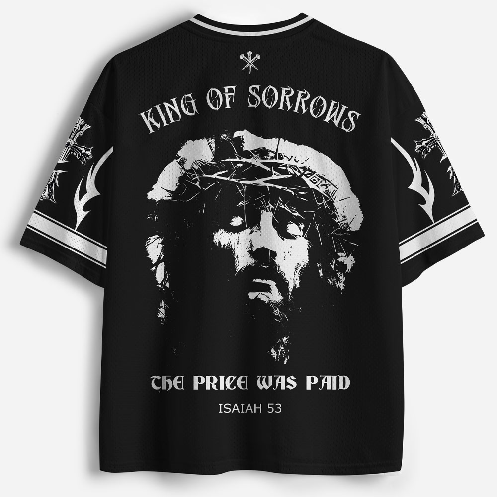 Gothic Crest Graphic Mesh Jersey