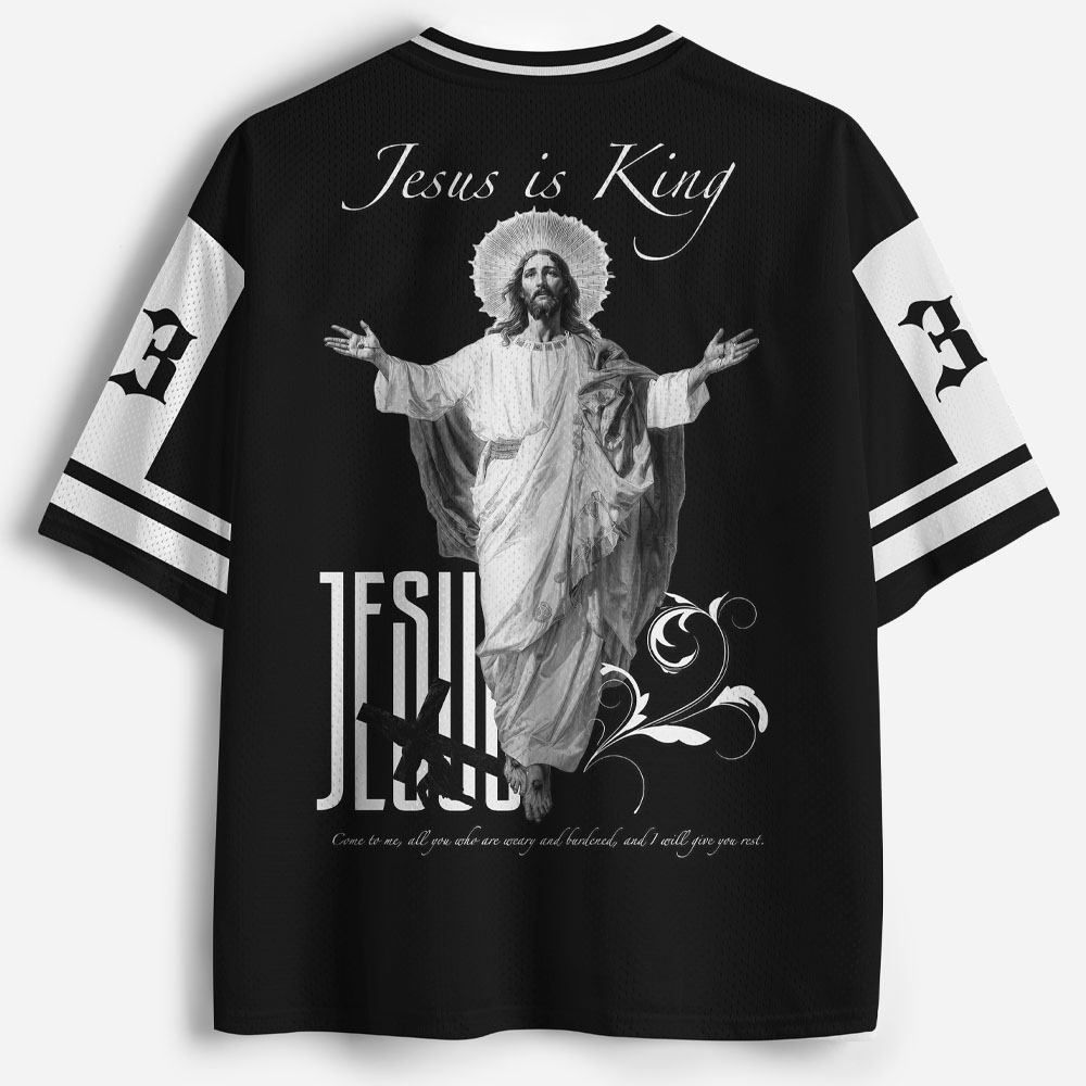 King Statement Graphic Mesh Jersey
