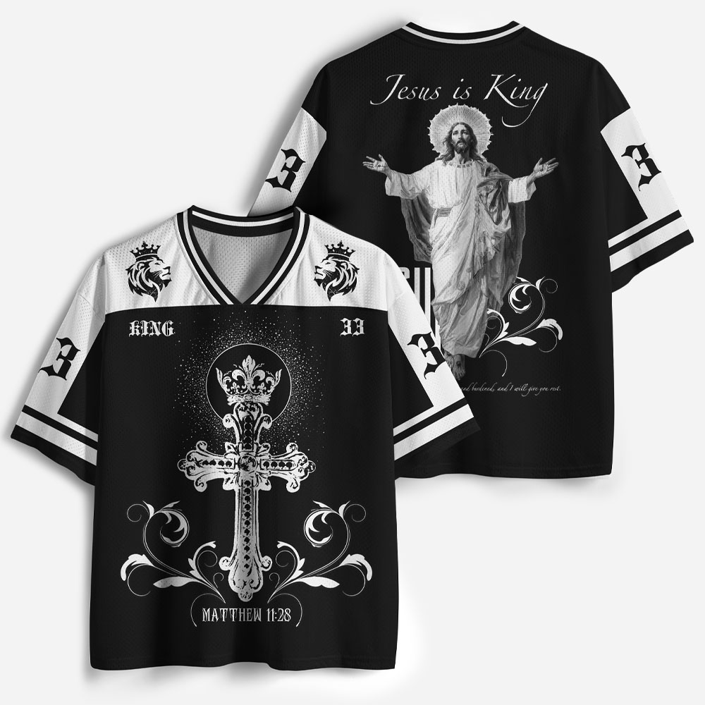 King Statement Graphic Mesh Jersey