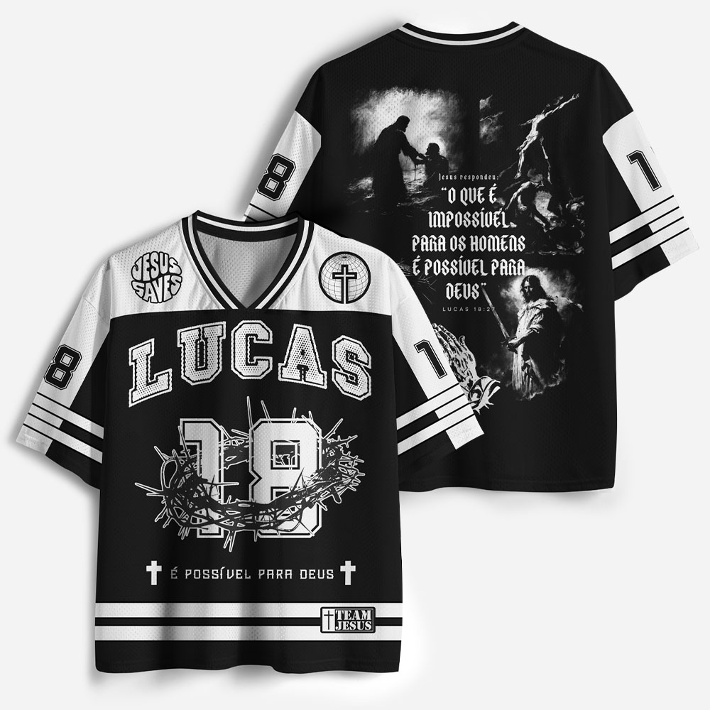 Impossible Path Graphic Mesh Jersey