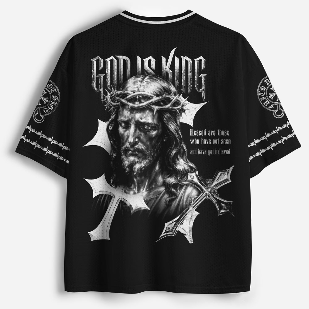 Crown Statement Graphic Mesh Jersey