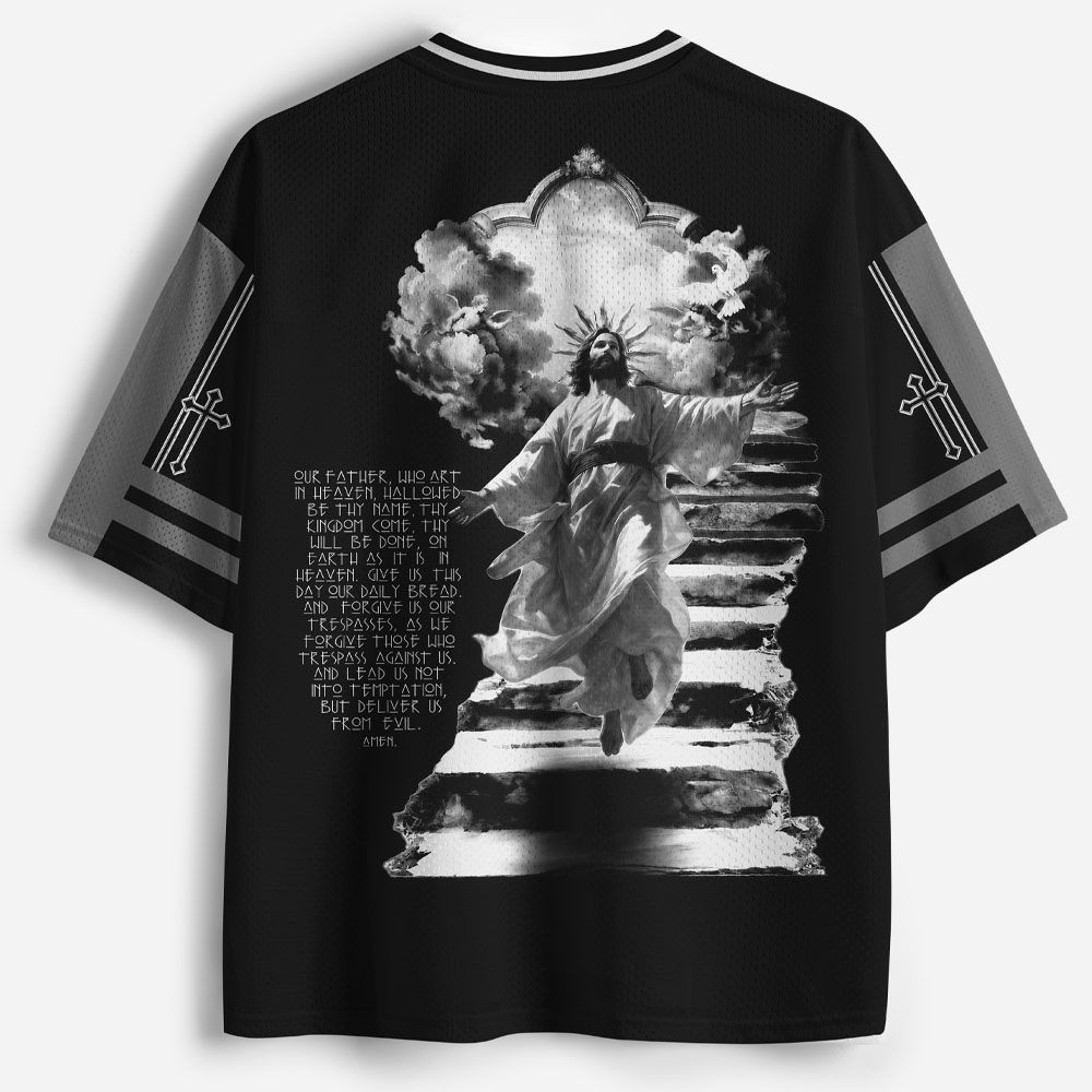 Cloud Stairway Graphic Mesh Jersey