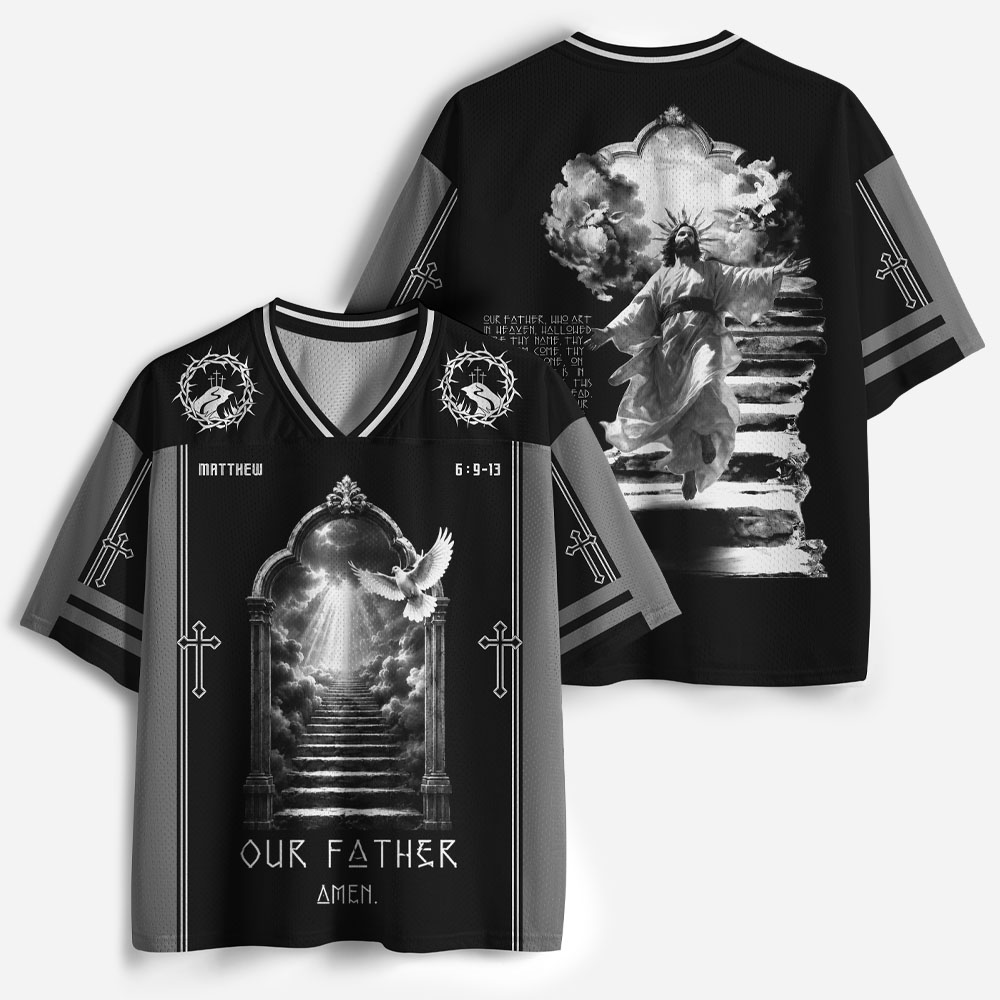 Cloud Stairway Graphic Mesh Jersey