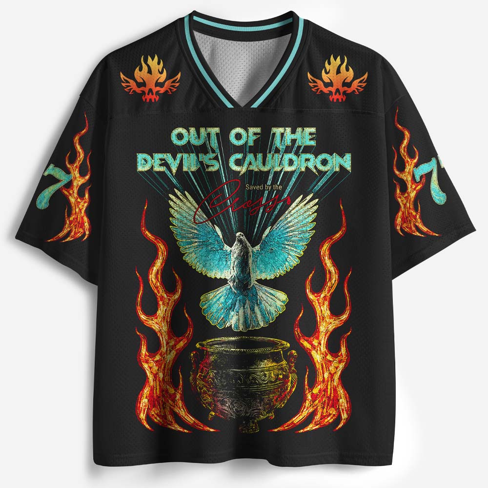 Dove Graphic Mesh Jersey