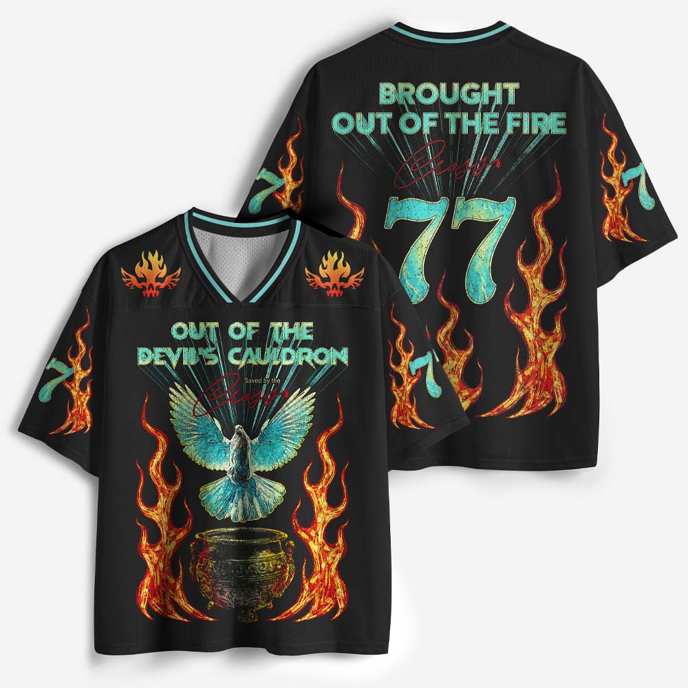 Dove Graphic Mesh Jersey