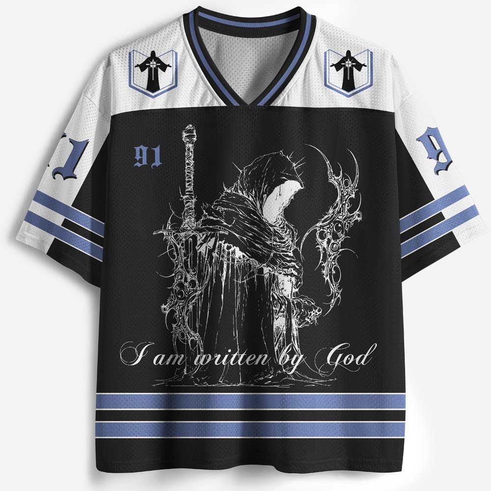 Silent Oath Grim Warrior Graphic Mesh Jersey