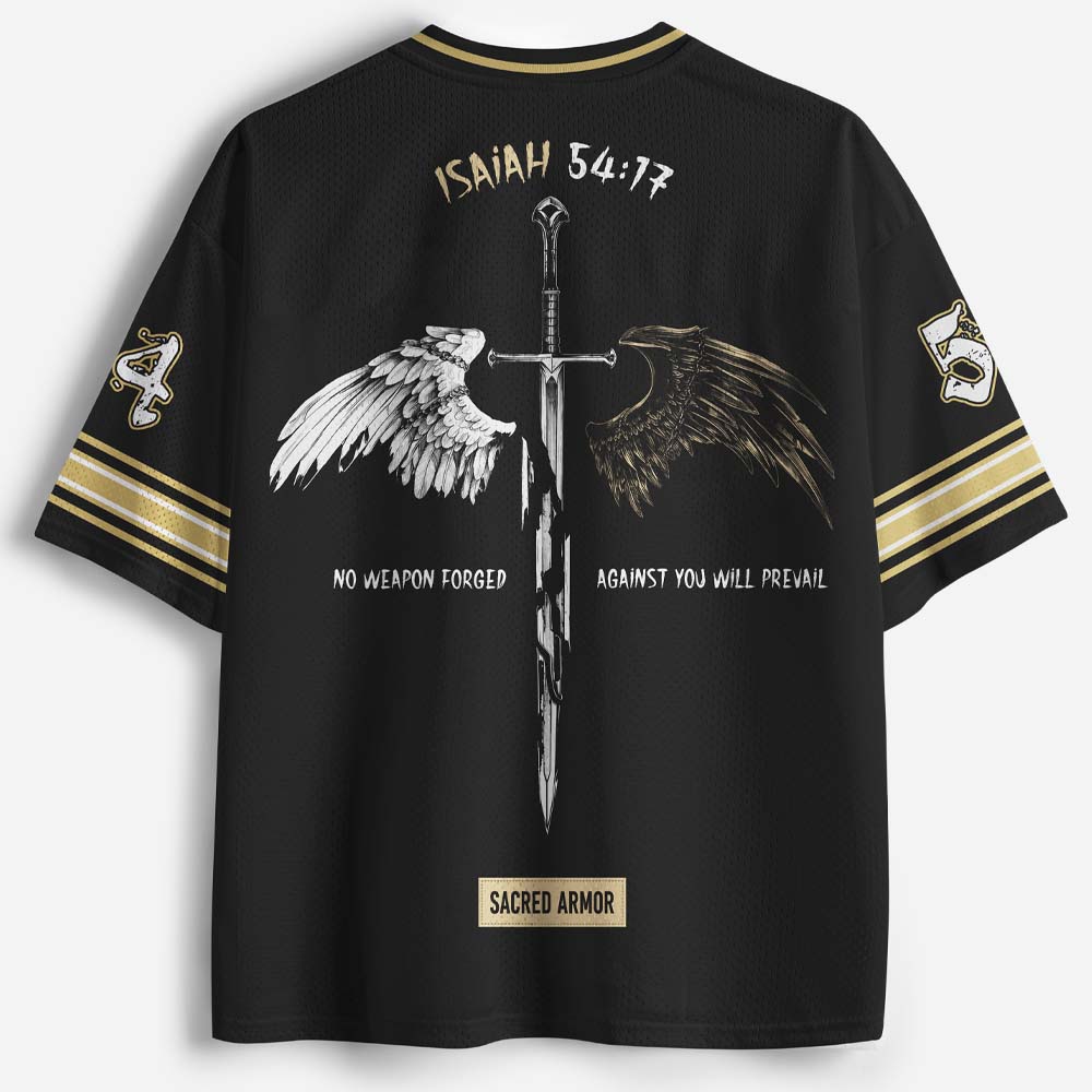 Hope Winged Sword Graphic Mesh Jersey