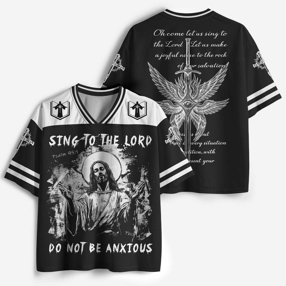 Eye Wing Graphic Mesh Jersey