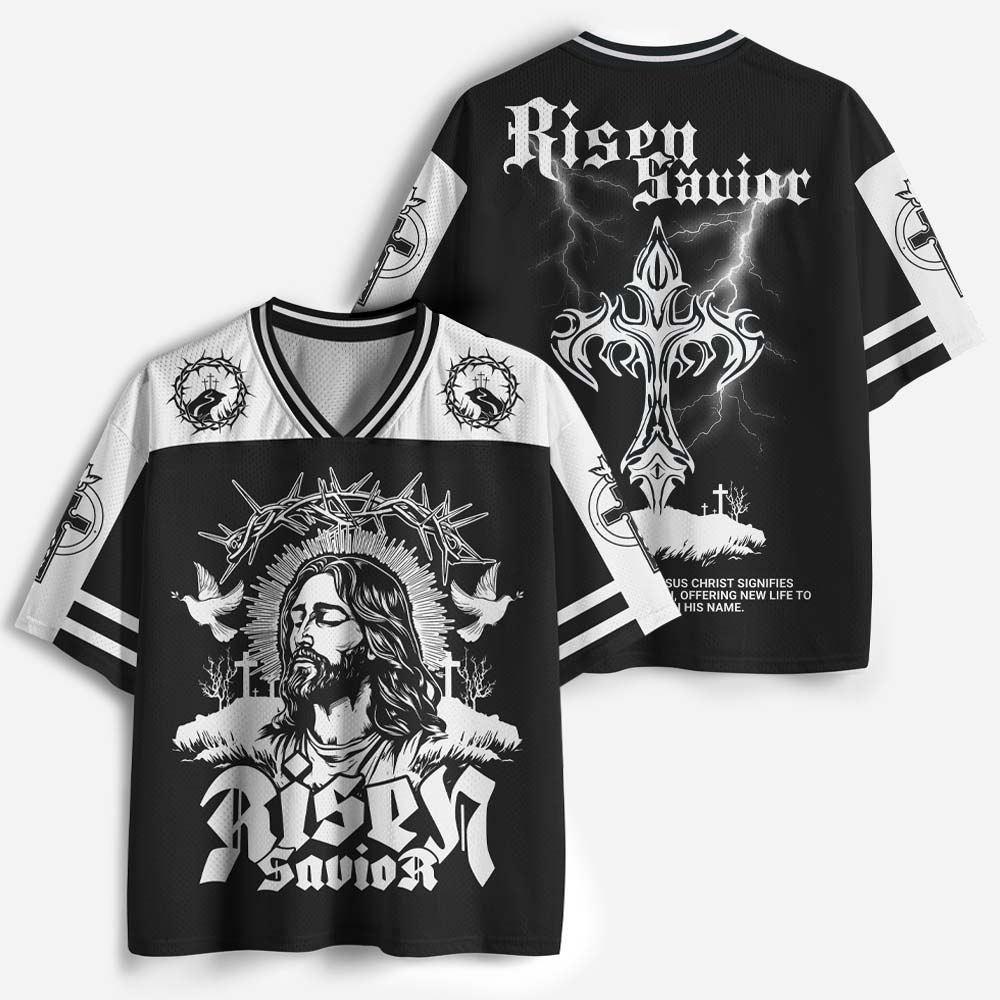 Dove Graphic Mesh Jersey