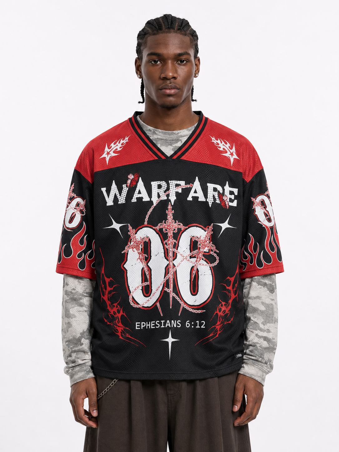 Angel Warrior Graphic Mesh Jersey