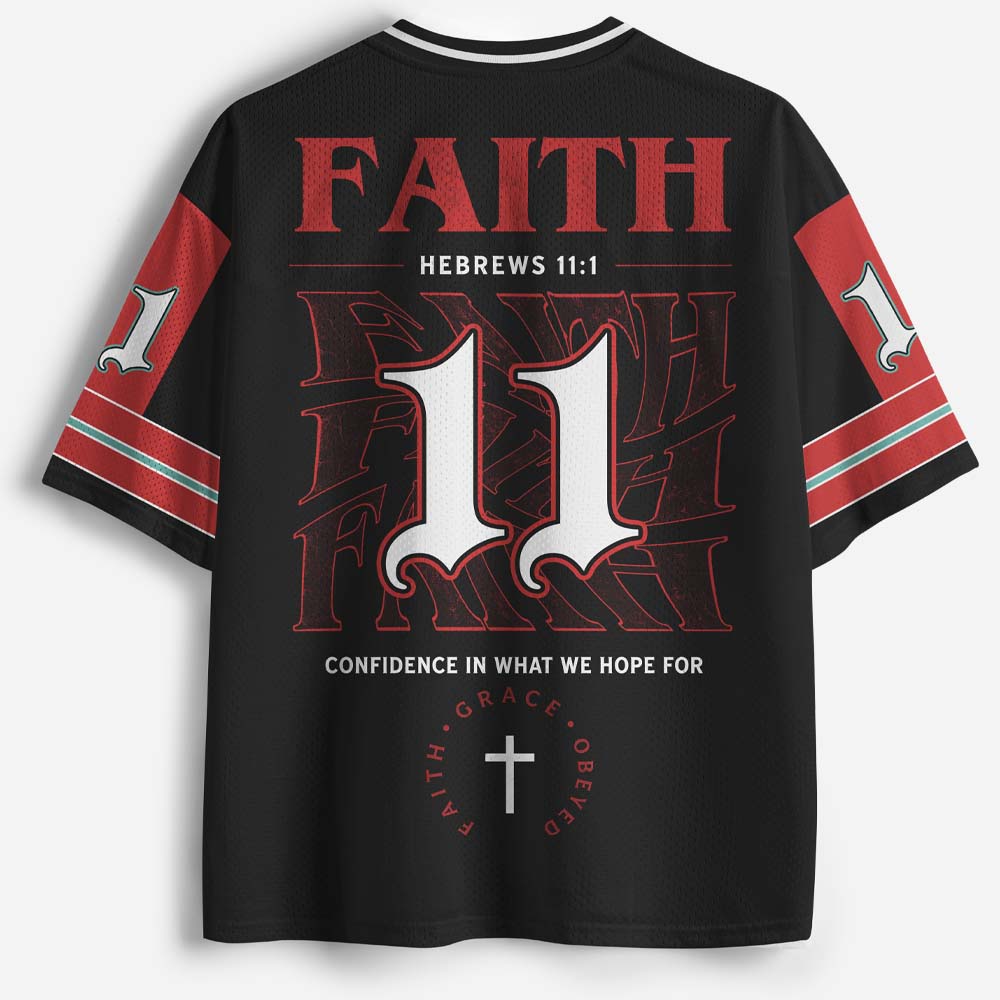 Clasped Hands Graphic Mesh Jersey