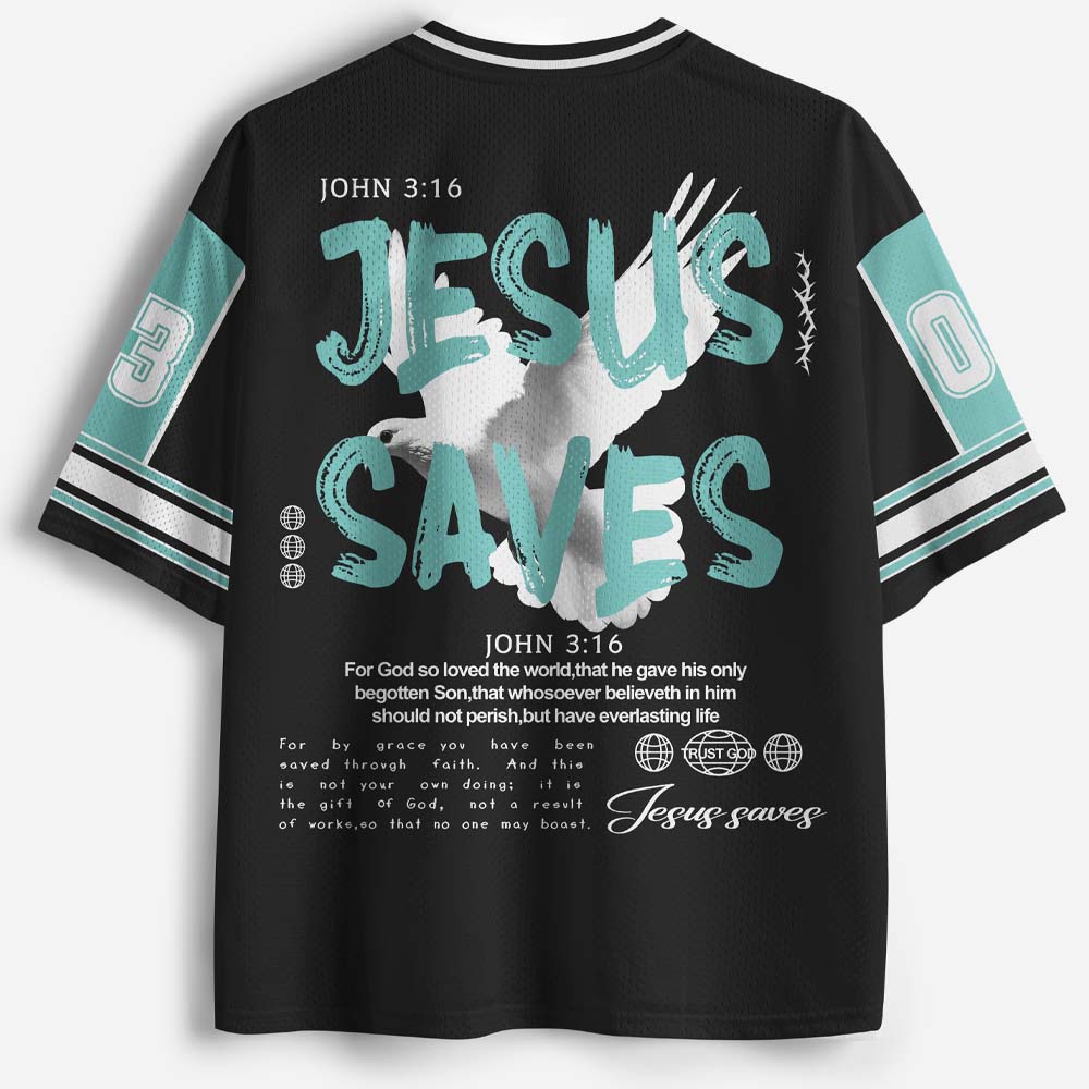 Dove Graphic Mesh Jersey