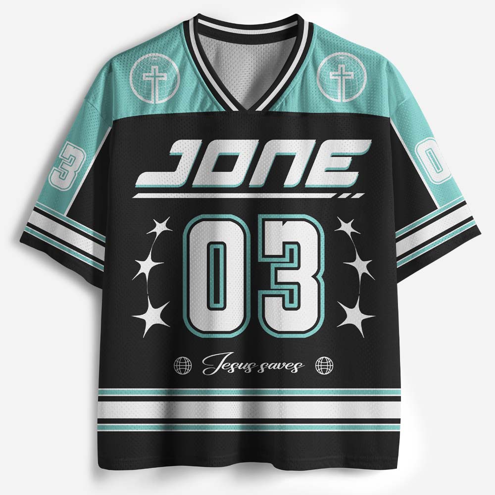 Dove Graphic Mesh Jersey