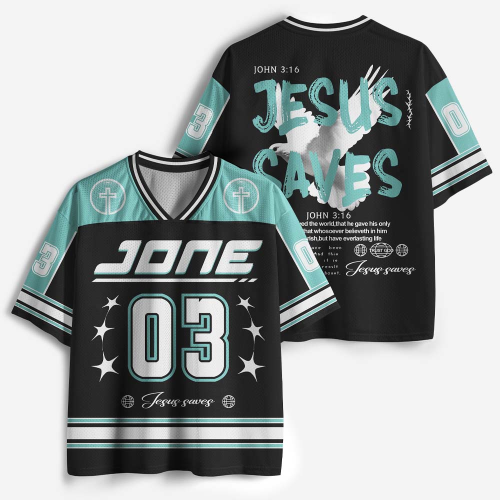 Dove Graphic Mesh Jersey