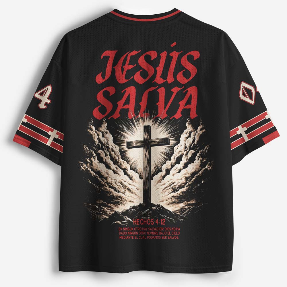 Radiant Cross Graphic Mesh Jersey