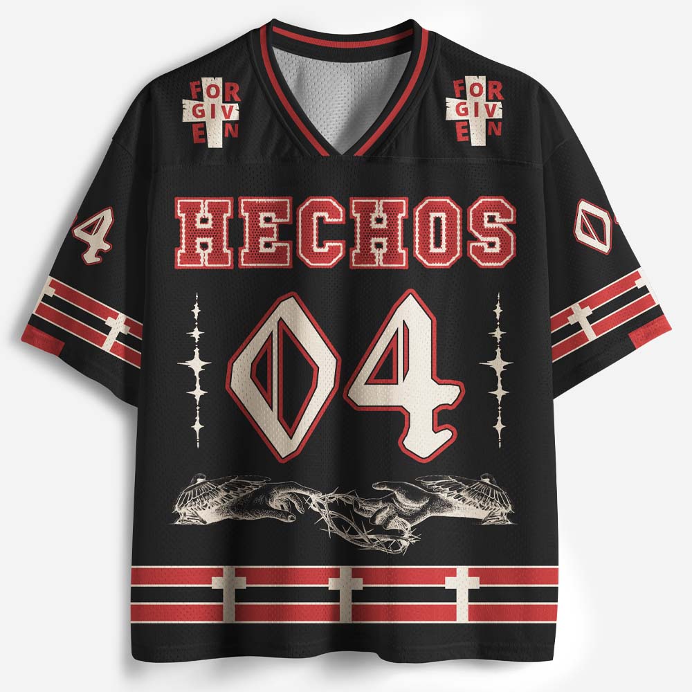 Radiant Cross Graphic Mesh Jersey