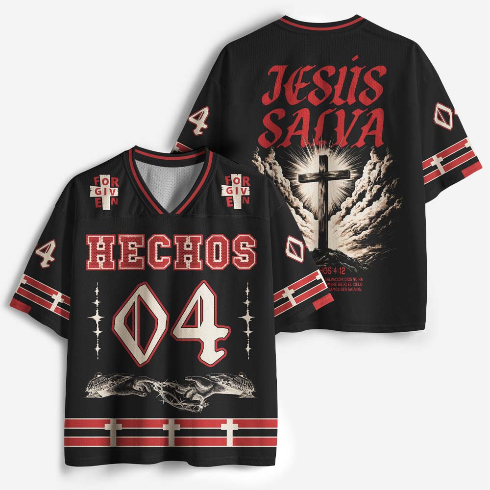 Radiant Cross Graphic Mesh Jersey