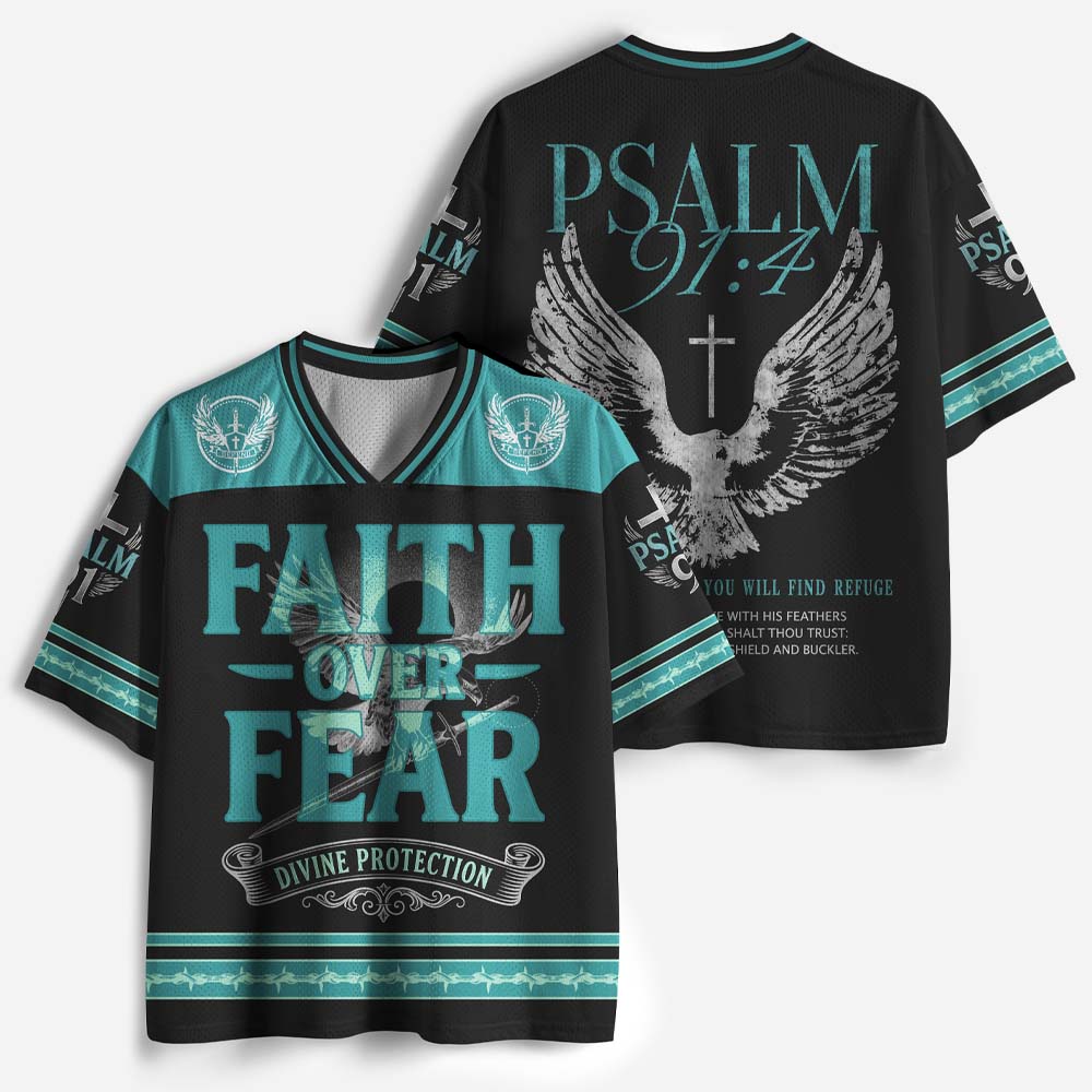 Dove Graphic Mesh Jersey