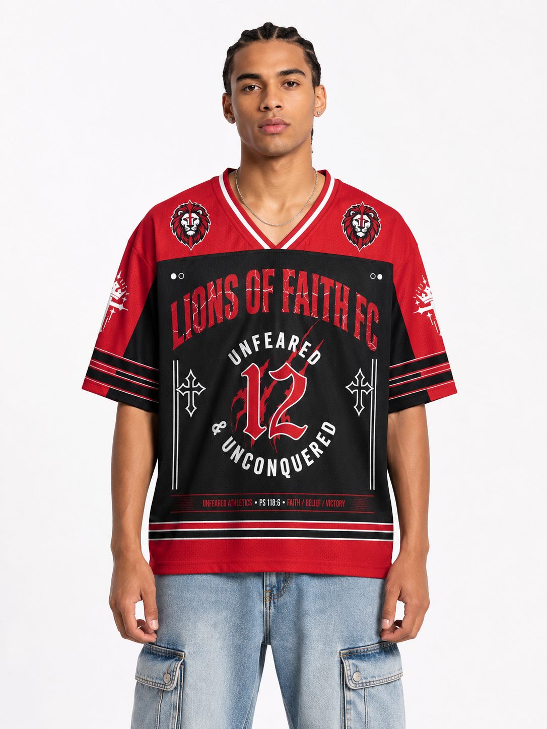 Fearless Graphic Mesh Jersey