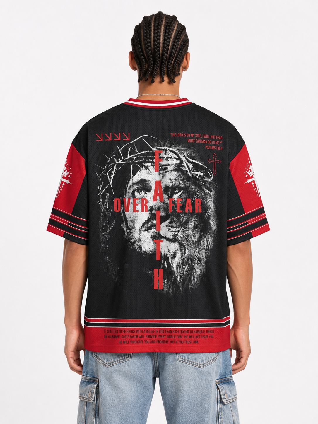 Fearless Graphic Mesh Jersey