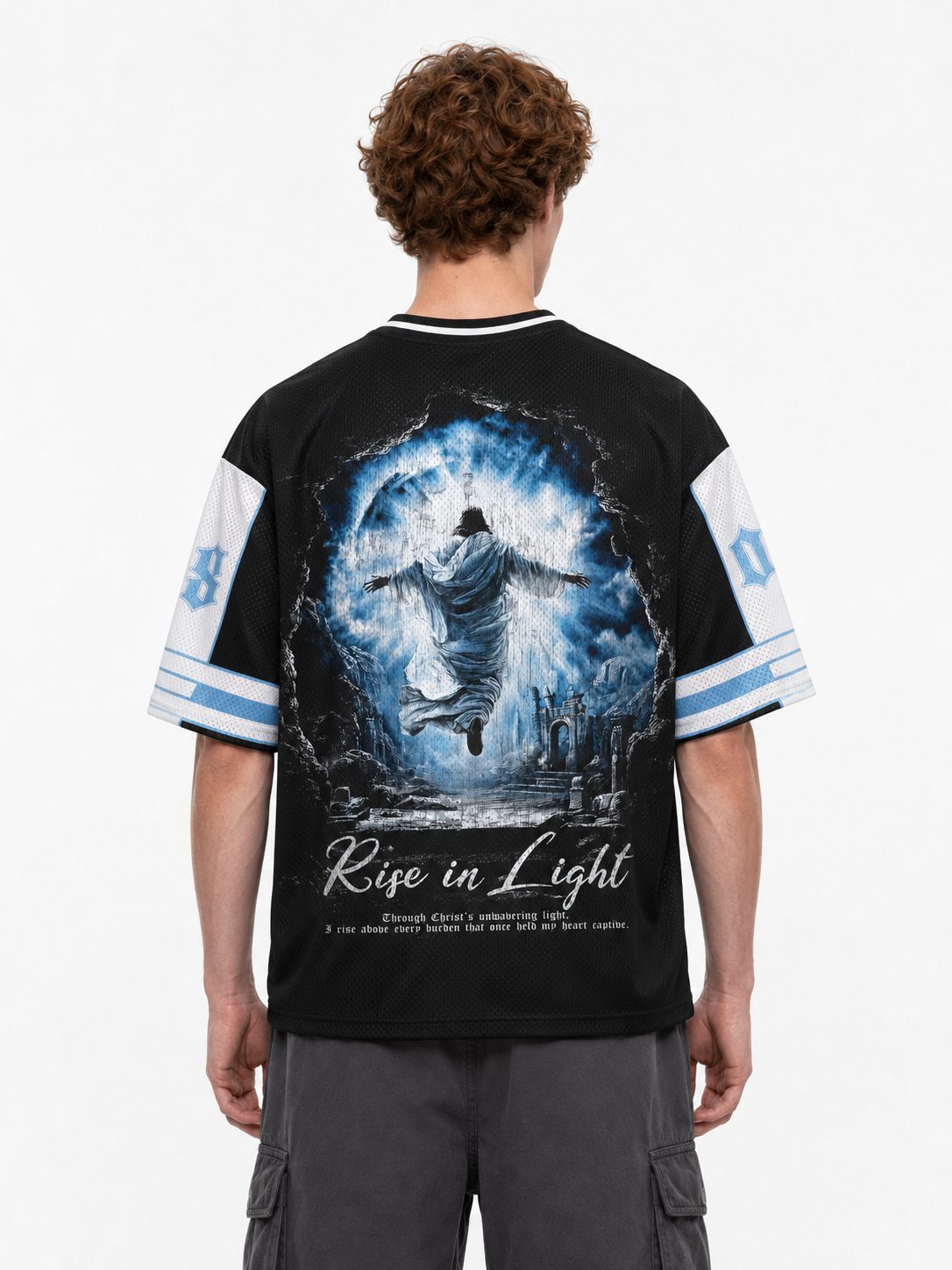 Rise In Light Graphic Mesh Jersey