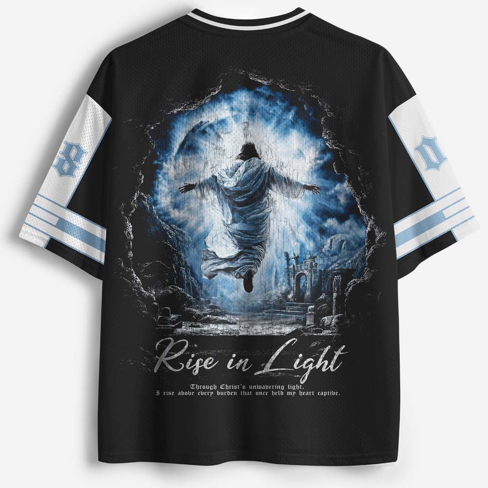 Rise In Light Graphic Mesh Jersey
