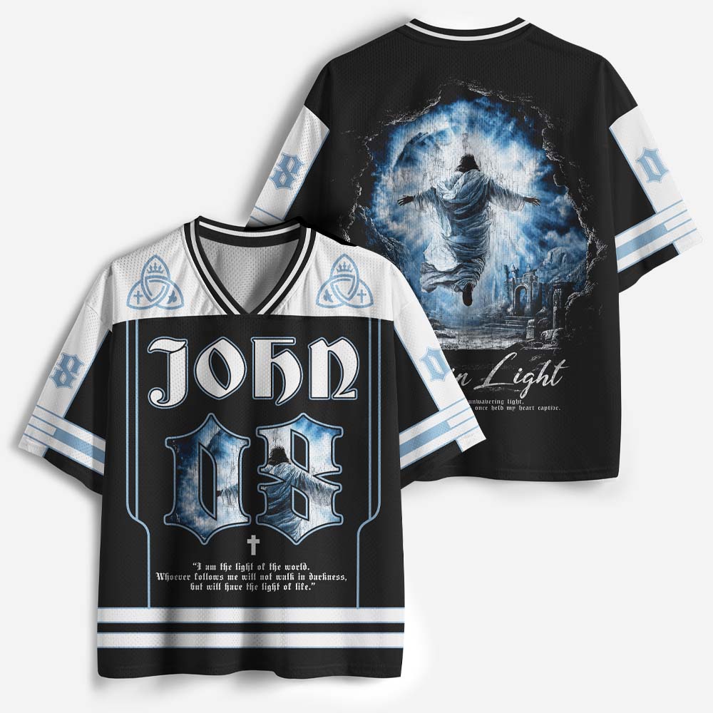 Rise In Light Graphic Mesh Jersey