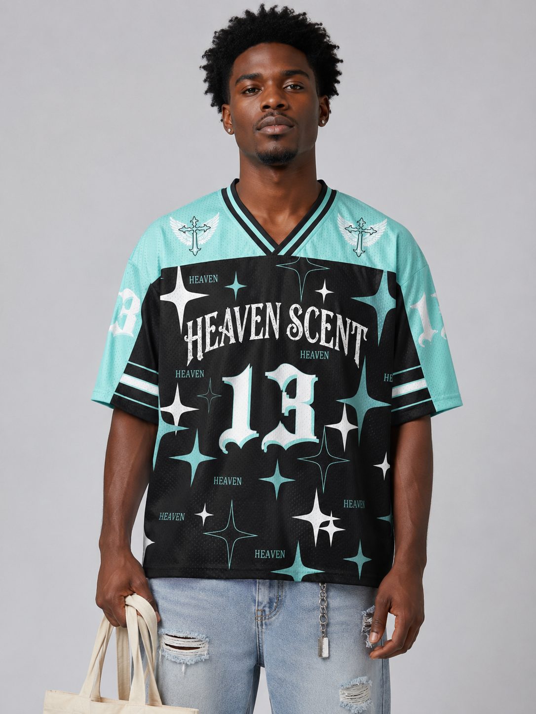 Heaven Graphic Mesh Jersey