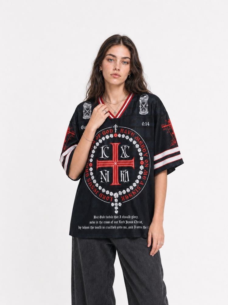 Death to The World Graphic Mesh Jersey
