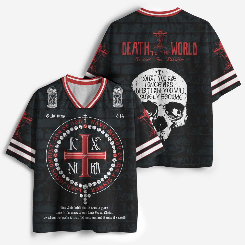 Death to The World Graphic Mesh Jersey