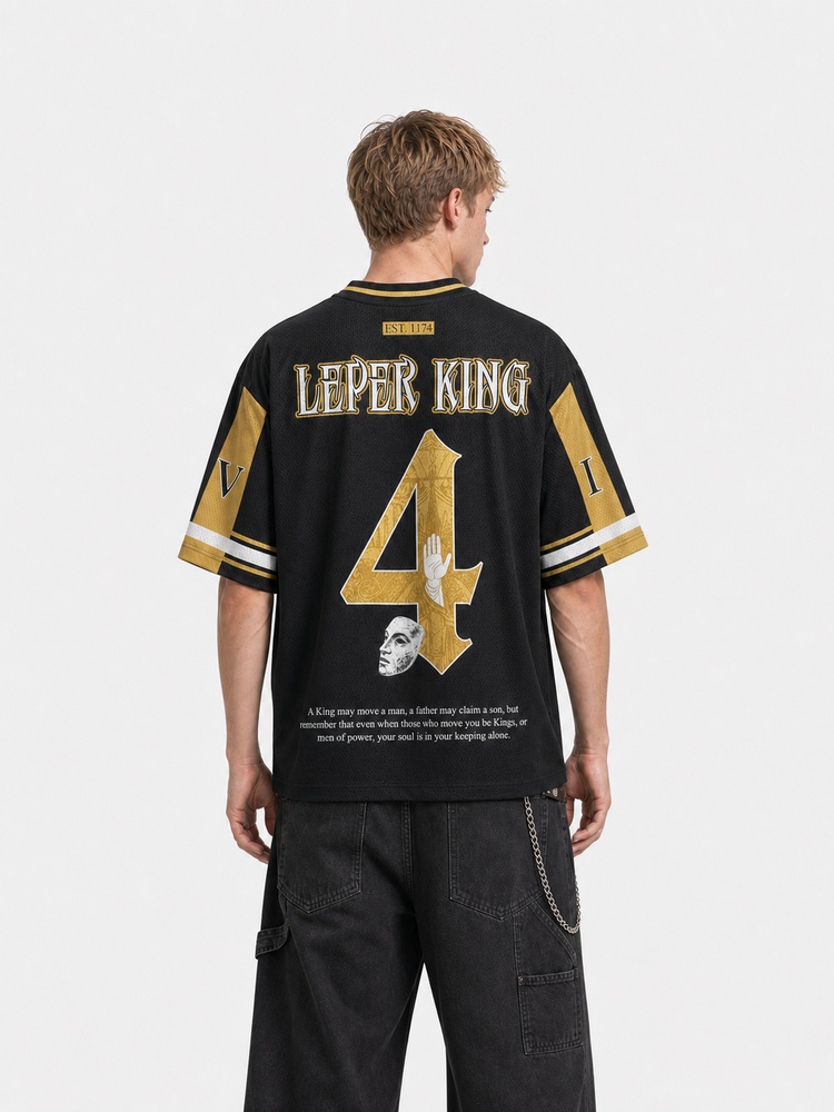 Masked Knight Graphic Mesh Jersey