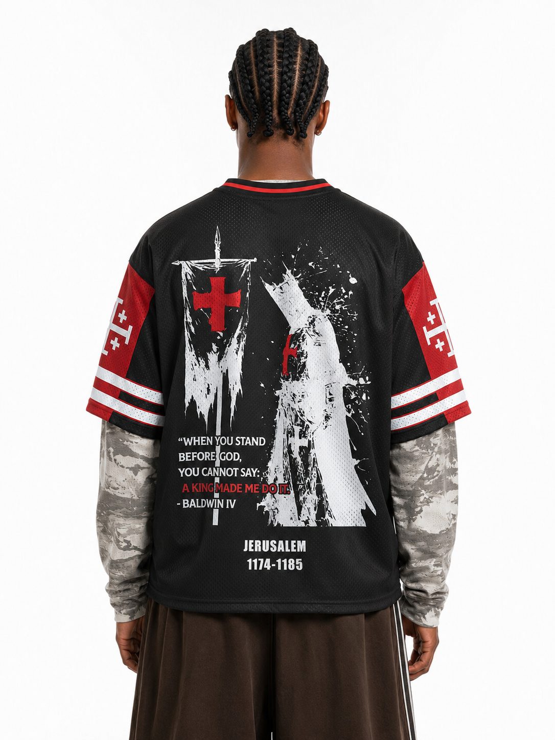 Masked King Graphic Mesh Jersey